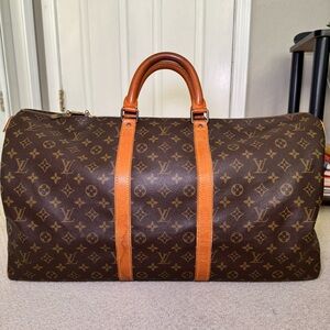 Louis Vuitton Monogram Keepall 55